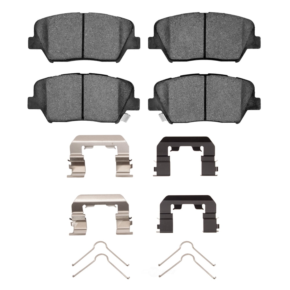 Dynamic Friction Company 1310-1815-01 DFC 3000 Ceramic Brake Pads and Hardware Kit