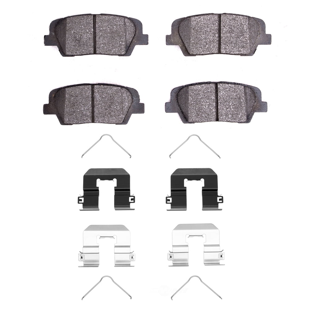 Dynamic Friction Company 1310-1816-01 DFC 3000 Ceramic Brake Pads and Hardware Kit