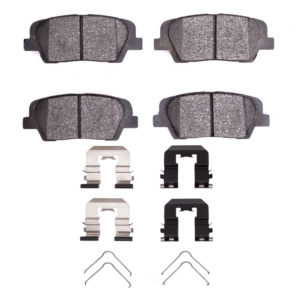 Dynamic Friction Company 1310-1816-03 DFC 3000 Ceramic Brake Pads and Hardware Kit