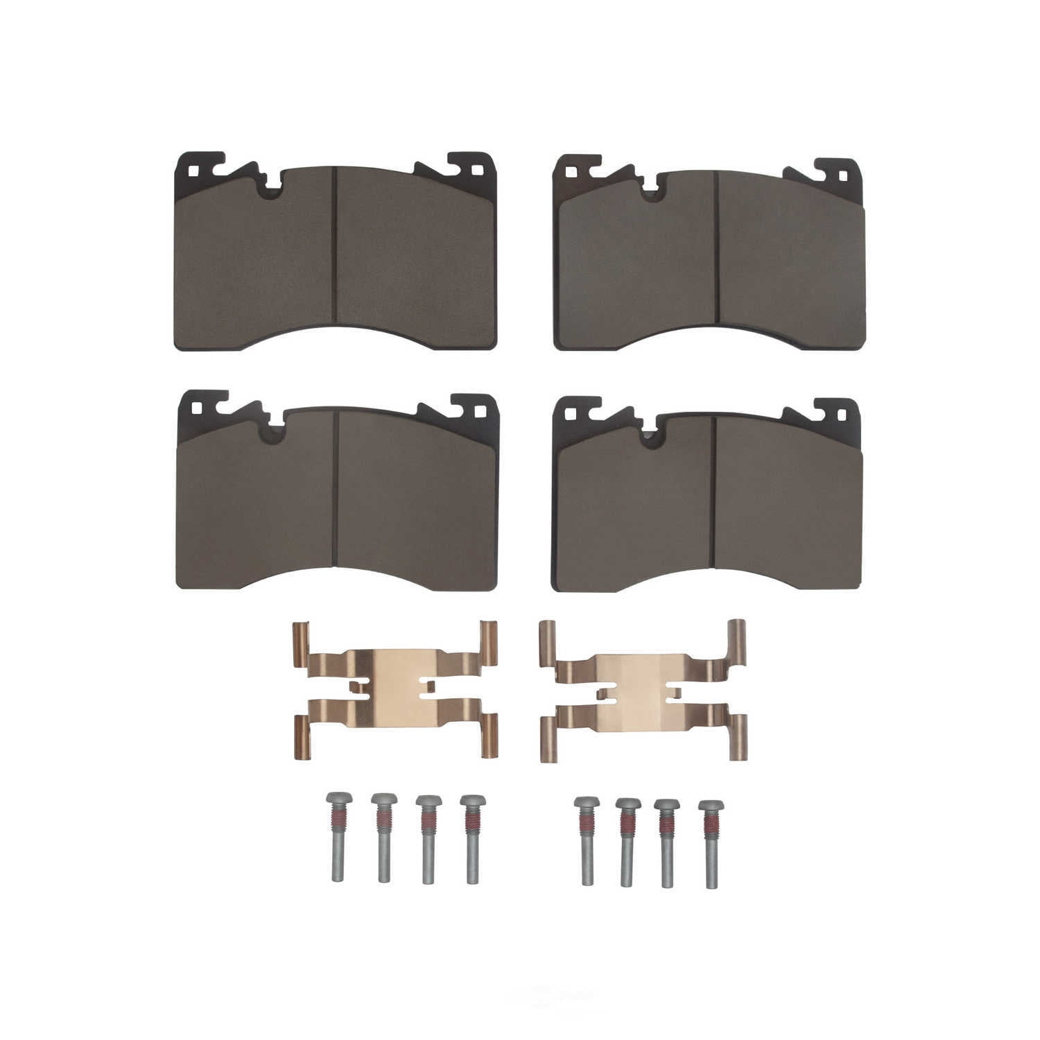Dynamic Friction Company 1600-2461-01 DFC EURO 5000 Ceramic Brake Pads and Hardware Kit