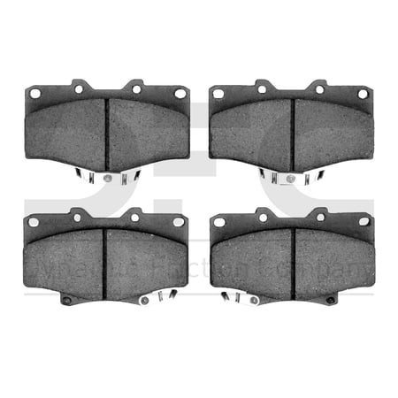 Dynamic Friction Company 3000 Ceramic Brake Pads 1310-0611-00-Front Set For 1991-1995 Toyota 4Runner, 1993-1998 Toyota T100