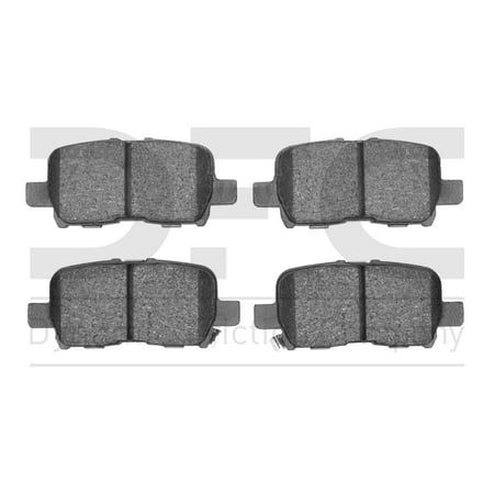 Dynamic Friction Company 3000 Ceramic Brake Pads 1310-0865-00-Rear Set For 2001-2006 Acura MDX, 2002-2004 Honda Odyssey, 2003-2008 Honda Pilot