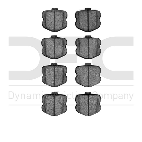 Dynamic Friction Company 3000 Ceramic Brake Pads 1310-1185-10-Rear Set For 2006-2013 Chevrolet Corvette