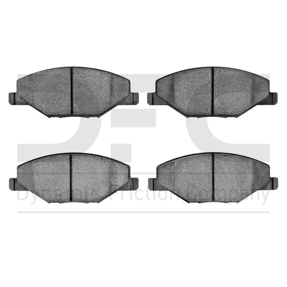 Dynamic Friction Company 3000 Ceramic Brake Pads 1310-1776-00-Front Set For 2014-2018 Volkswagen Vento, 2015-2017 Volkswagen Polo