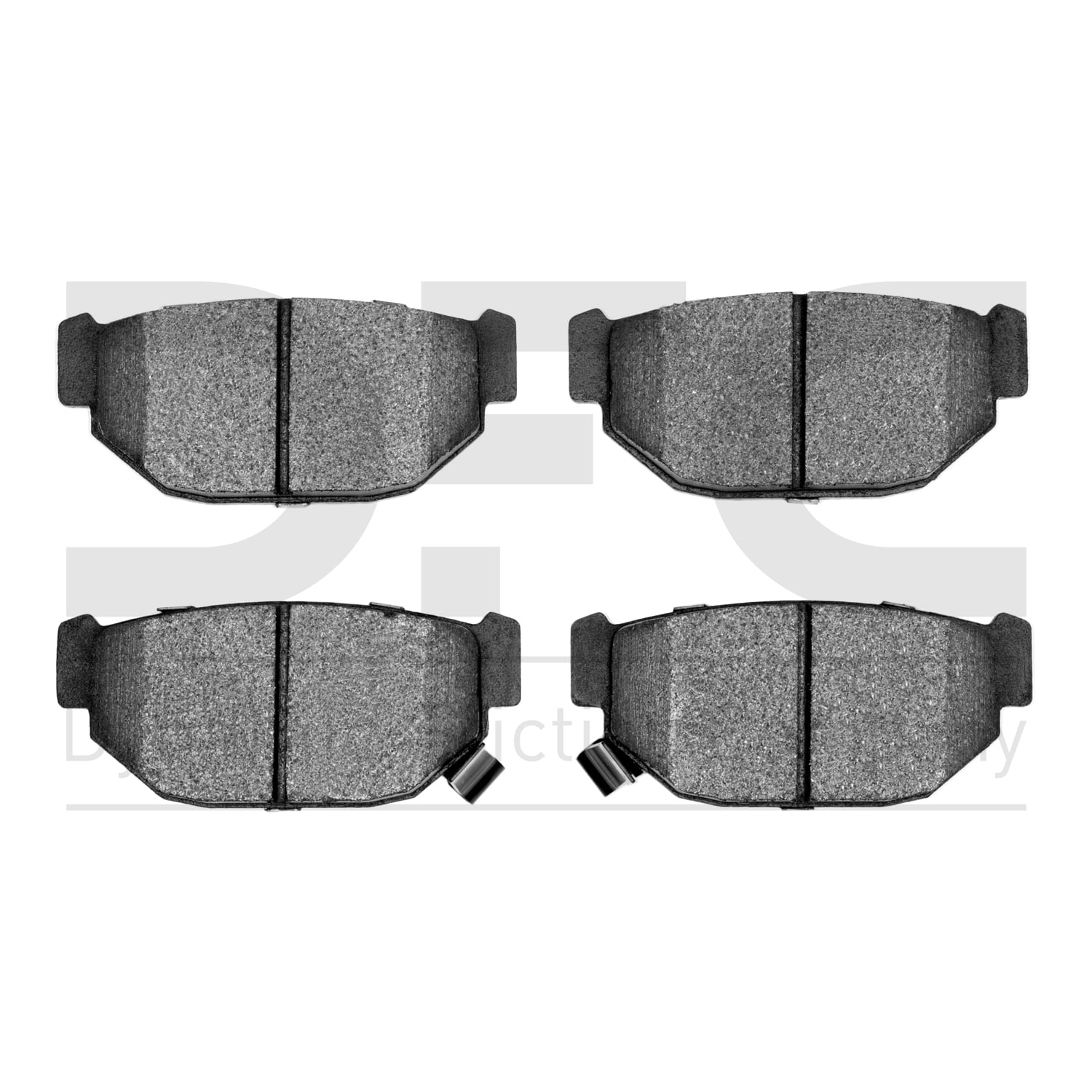Dynamic Friction Company 3000 Semi-Metallic Brake Pads 1311-0314-00-Rear Set For 1985-1989 Subaru GL, 1985-1989 Subaru GL-10, 1985-1989 Subaru RX, 1990 Subaru Loyale