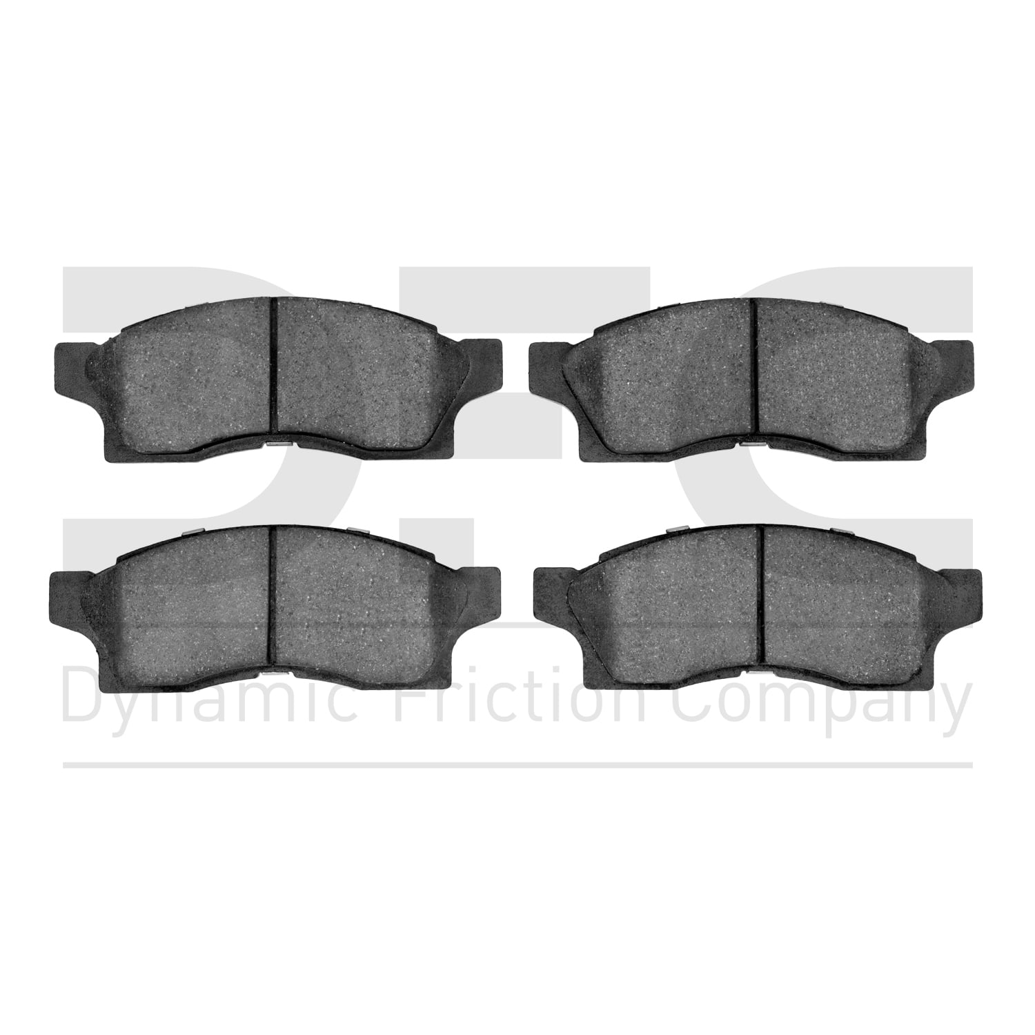Dynamic Friction Company 3000 Semi-Metallic Brake Pads 1311-0489-00-Front Set For 1991 Toyota MR2