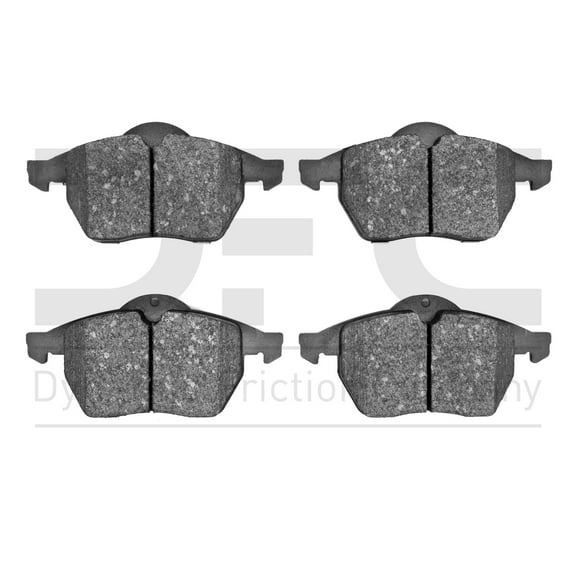 Dynamic Friction Company 3000 Semi-Metallic Brake Pads 1311-0736-00-Front Set For 1996-1998 Audi A4 Quattro, 1996-1999 Audi A4, 1998-1999 Volkswagen Passat