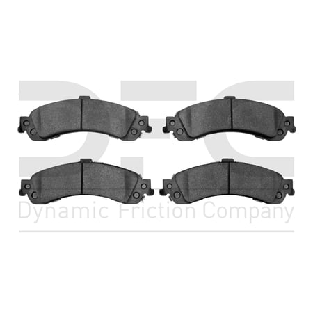Dynamic Friction Company 3000 Semi-Metallic Brake Pads 1311-0834-00-Rear Set