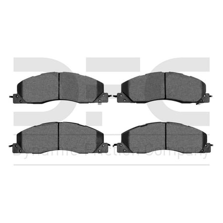 Dynamic Friction Company 3000 Semi-Metallic Brake Pads 1311-1399-00-Front Set For 2009-2010 Dodge Ram 2500, 2009-2010 Dodge Ram 3500, 2011-2018 Ram 2500, 2011-2018 Ram 3500, 2011-2018 Ram 4000