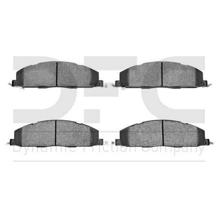 Dynamic Friction Company 3000 Semi-Metallic Brake Pads 1311-1400-00-Rear Set For 2009-2010 Dodge Ram 2500, 2009-2010 Dodge Ram 3500, 2011-2018 Ram 2500, 2011-2018 Ram 3500, 2011-2018 Ram 4000