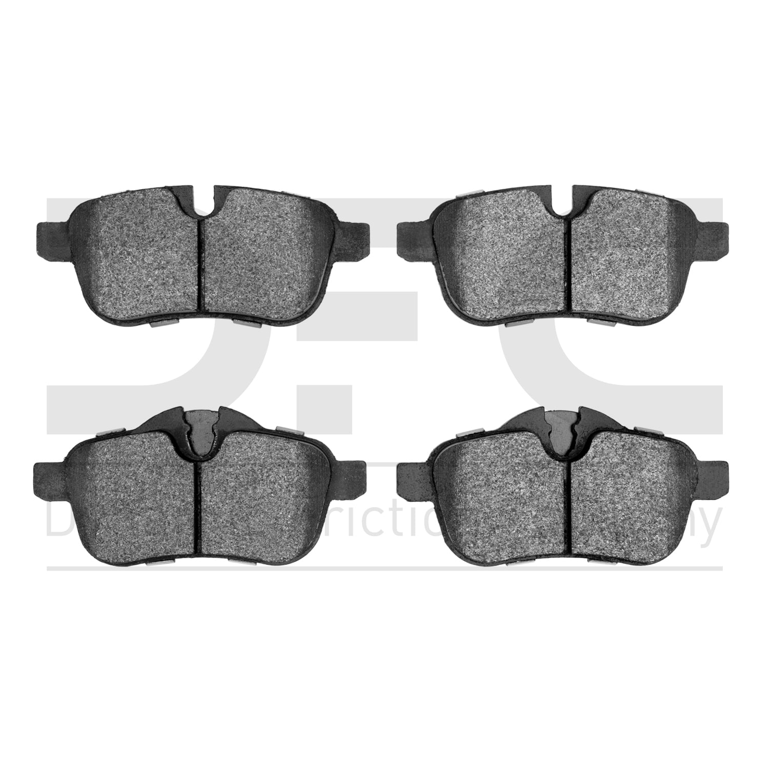 Dynamic Friction Company 3000 Semi-Metallic Brake Pads 1311-1433-00-Rear Set For 2009-2016 BMW Z4