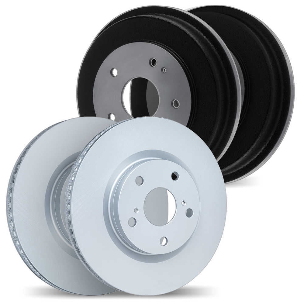 Dynamic Friction Company 4004-54012 DFC Brake Rotors and Drums - GEOSPEC Coated