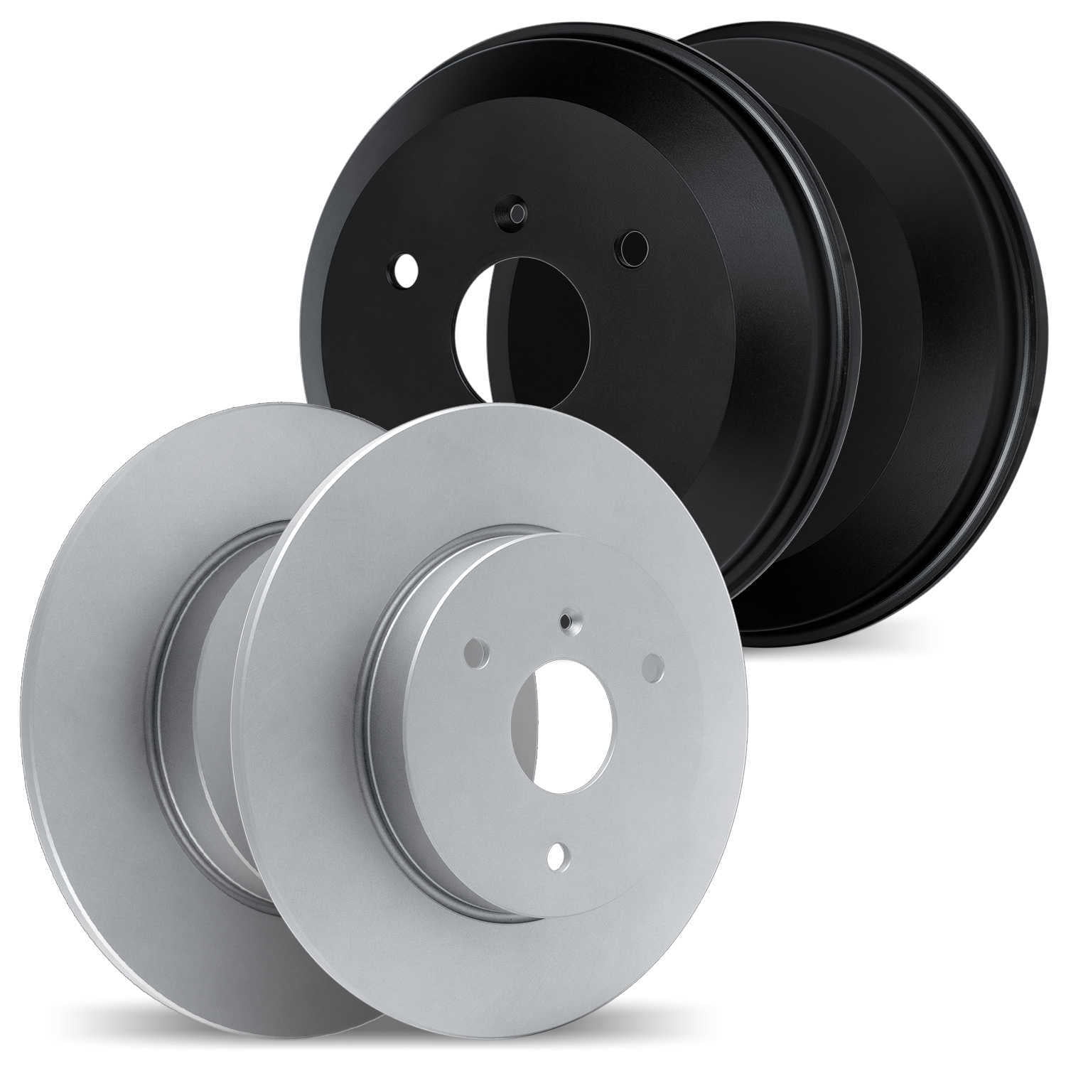 Dynamic Friction Company 4004-63031 DFC Brake Rotors and Drums - GEOSPEC Coated