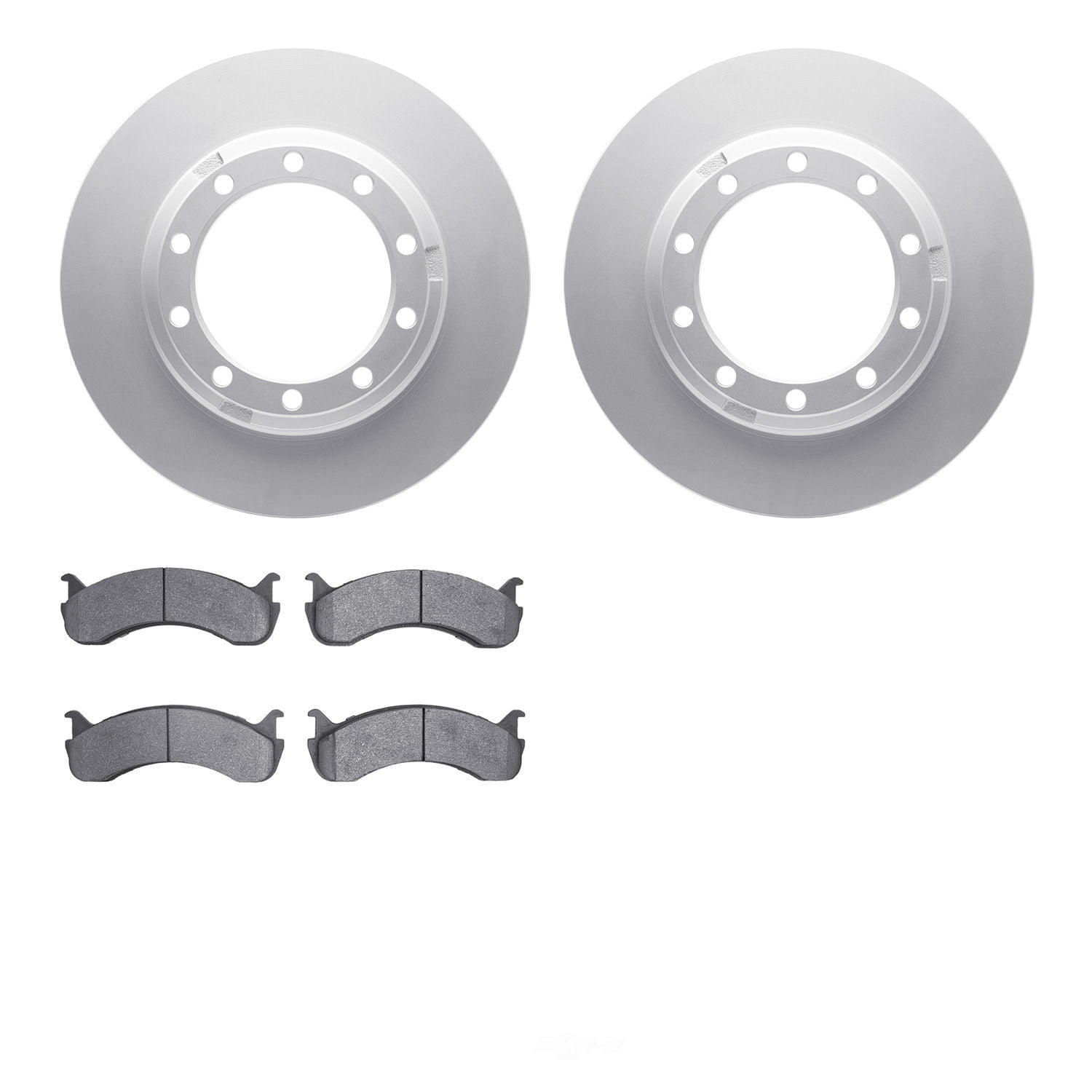 Dynamic Friction Company 4202-99204 DFC Geospec Rotors with Heavy Duty Brake Pads