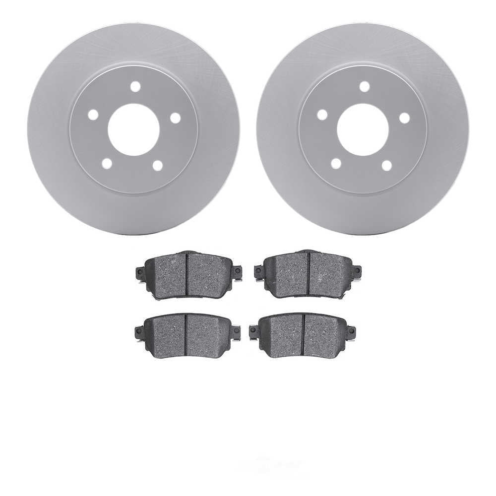 Dynamic Friction Company 4302-67004 DFC Geospec Rotors with 3000 Series Ceramic Brake Pads