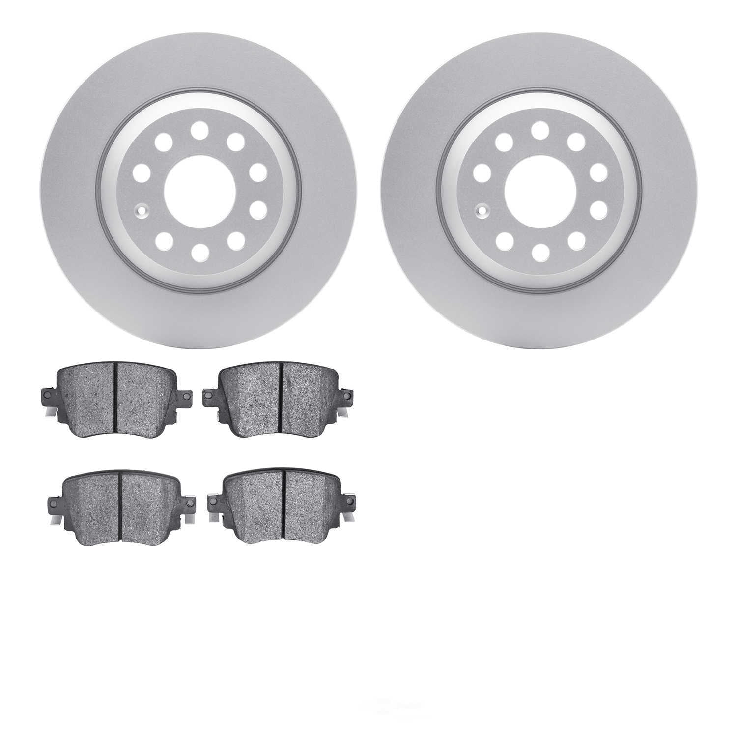 Dynamic Friction Company 4302-73004 DFC Geospec Rotors with 3000 Series Ceramic Brake Pads
