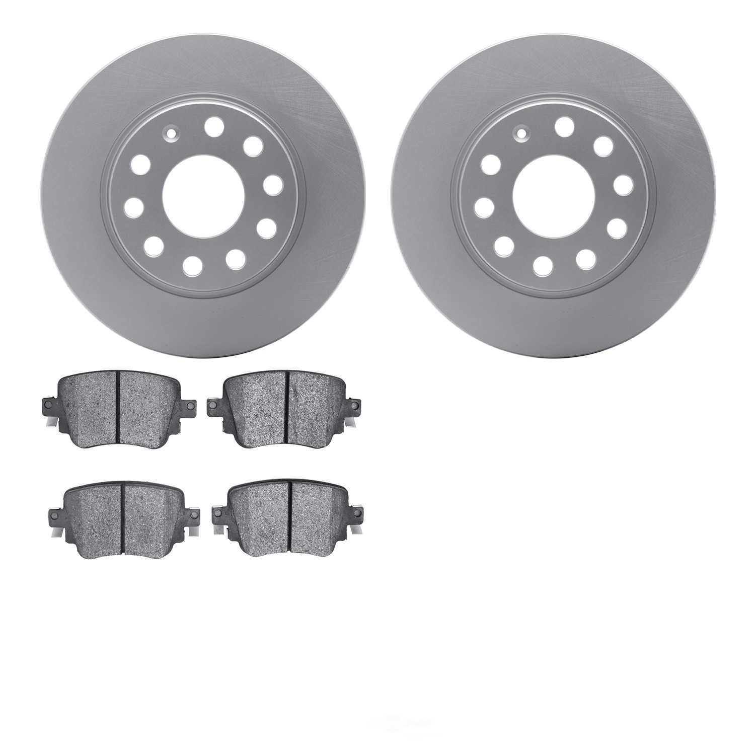 Dynamic Friction Company 4302-74017 DFC Geospec Rotors with 3000 Series Ceramic Brake Pads