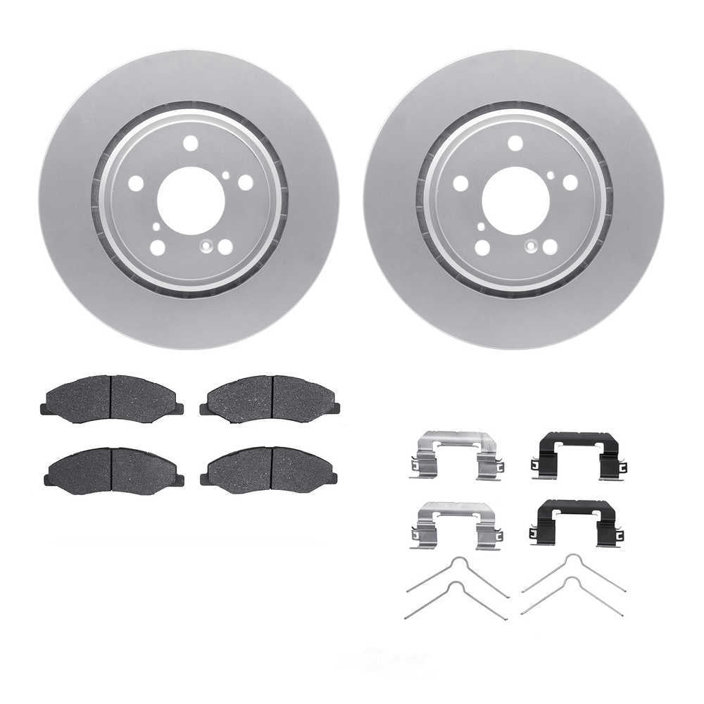 Dynamic Friction Company 4312-59082 DFC Geospec Rotors with 3000 Series Ceramic Brake Pads includes