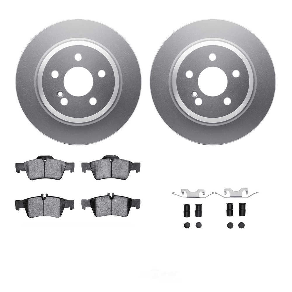 Dynamic Friction Company 4312-63049 DFC Geospec Rotors with 3000 Series Ceramic Brake Pads includes