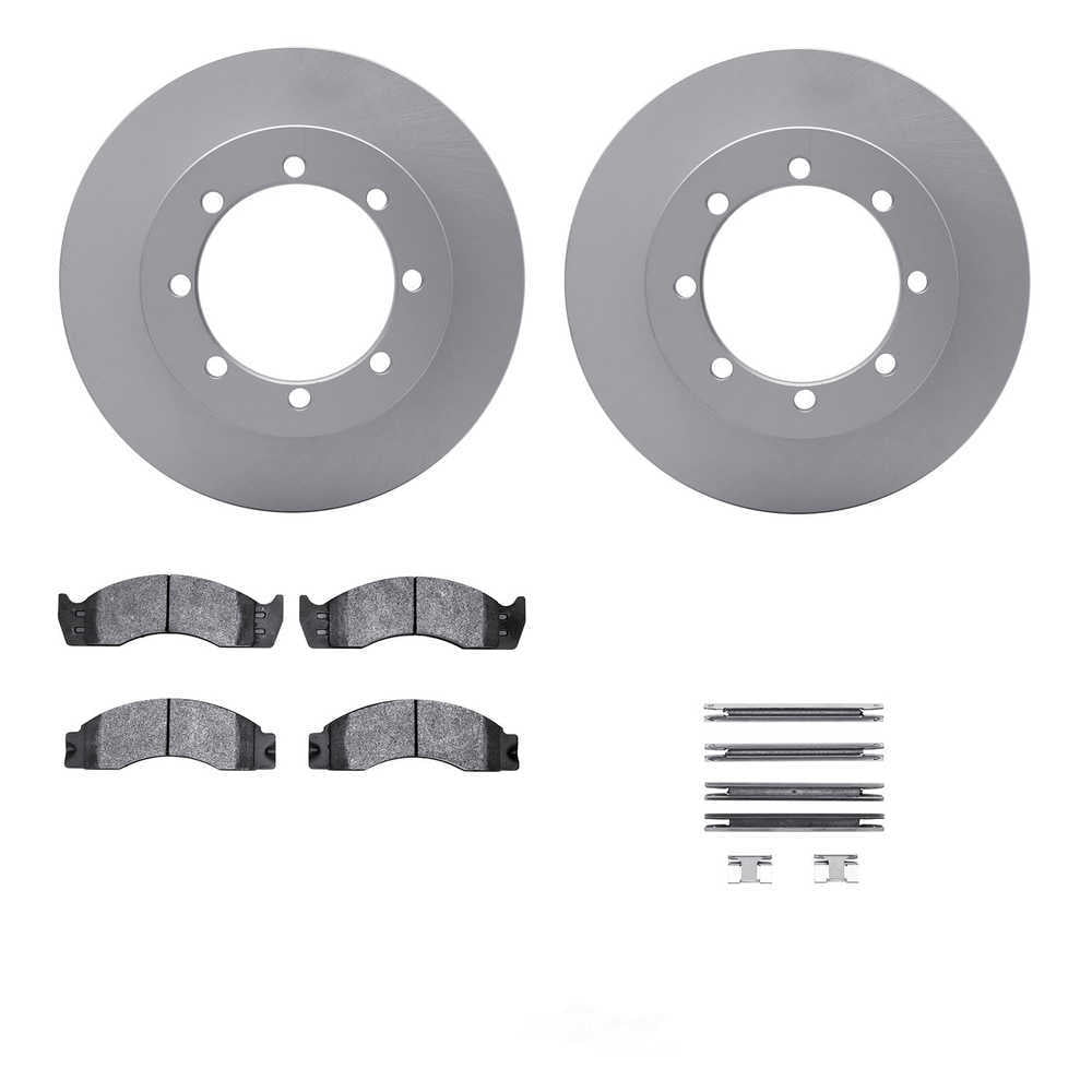 Dynamic Friction Company 4412-54019 DFC Geospec Rotors with Ultimate Duty Performance Brake Pads