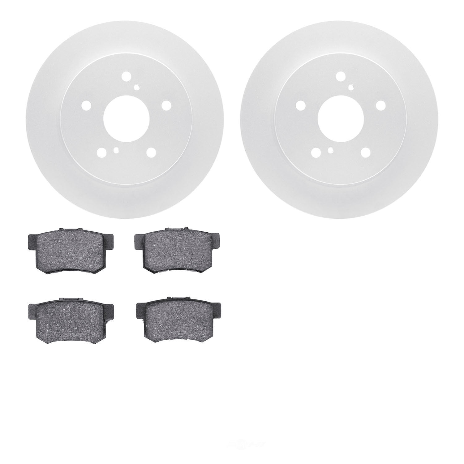 Dynamic Friction Company 4502-01014 DFC GEOSPEC Rotors with 5000 Advanced Brake Pads