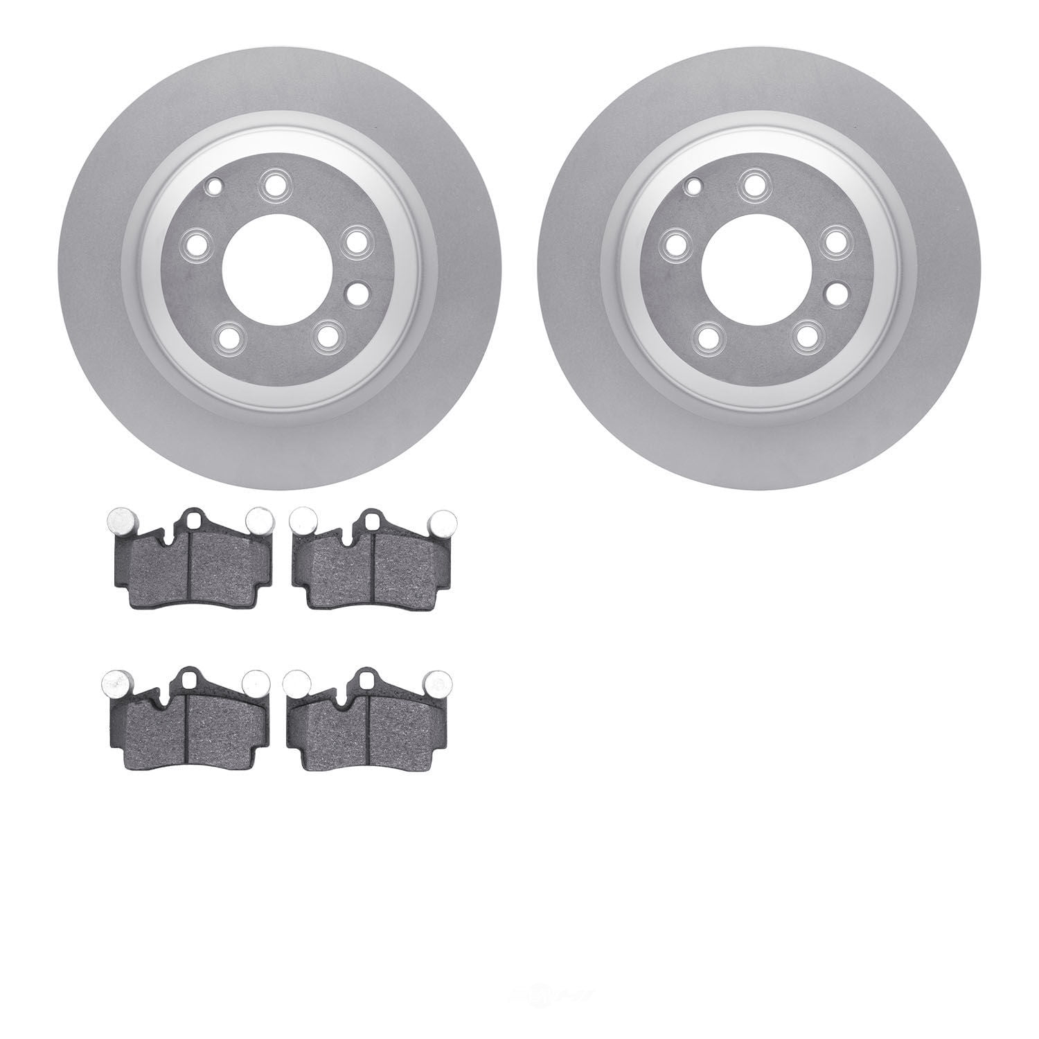 Dynamic Friction Company 4502-02039 DFC GEOSPEC Rotors with 5000 Advanced Brake Pads