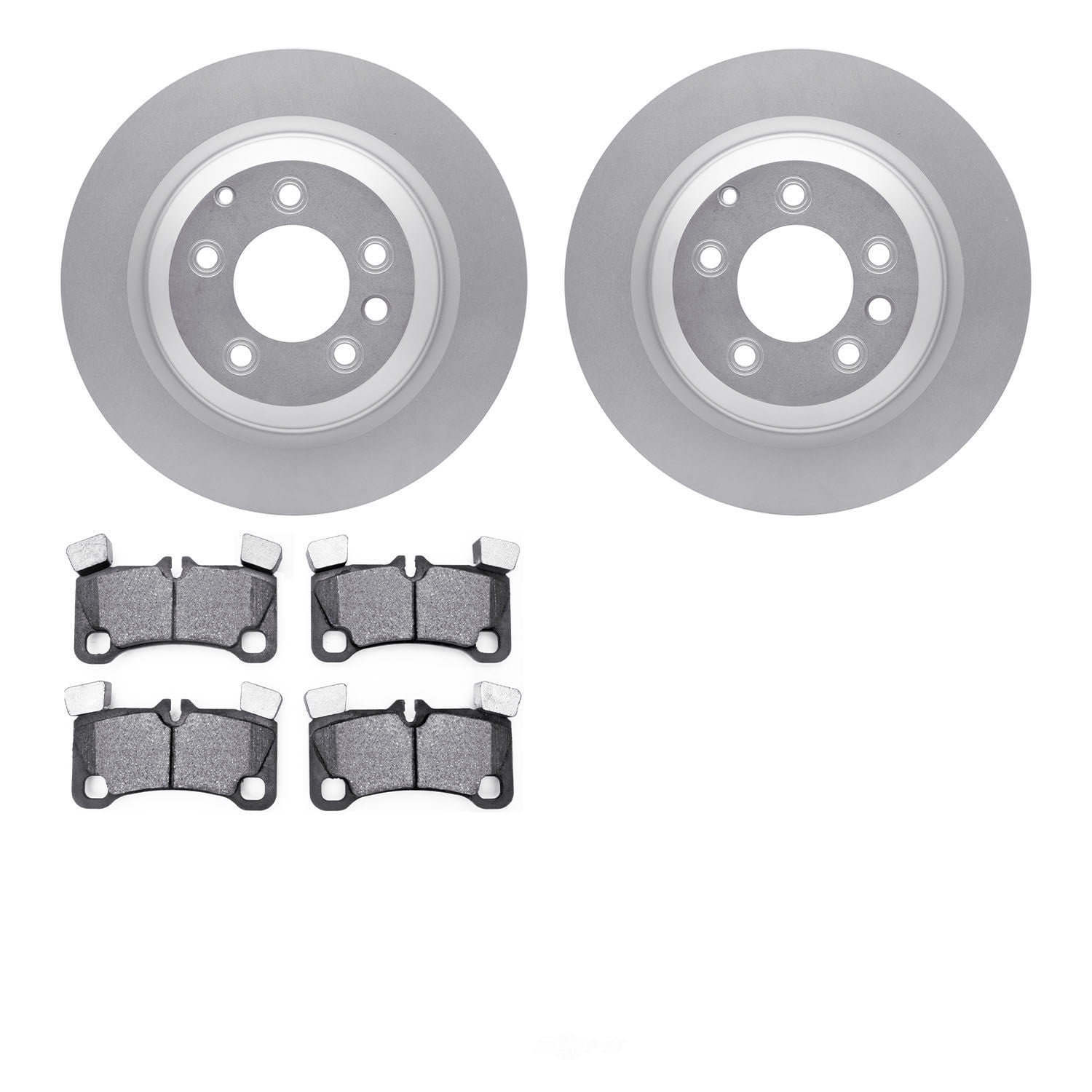 Dynamic Friction Company 4502-02040 DFC GEOSPEC Rotors with 5000 Advanced Brake Pads