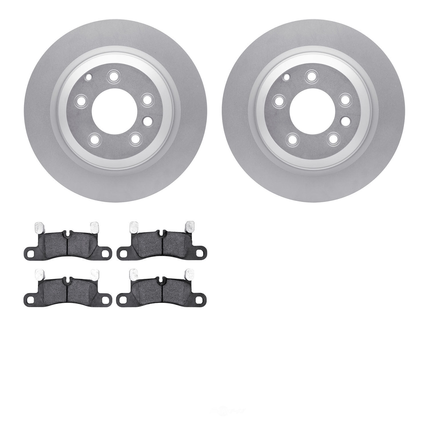 Dynamic Friction Company 4502-02042 DFC GEOSPEC Rotors with 5000 Advanced Brake Pads