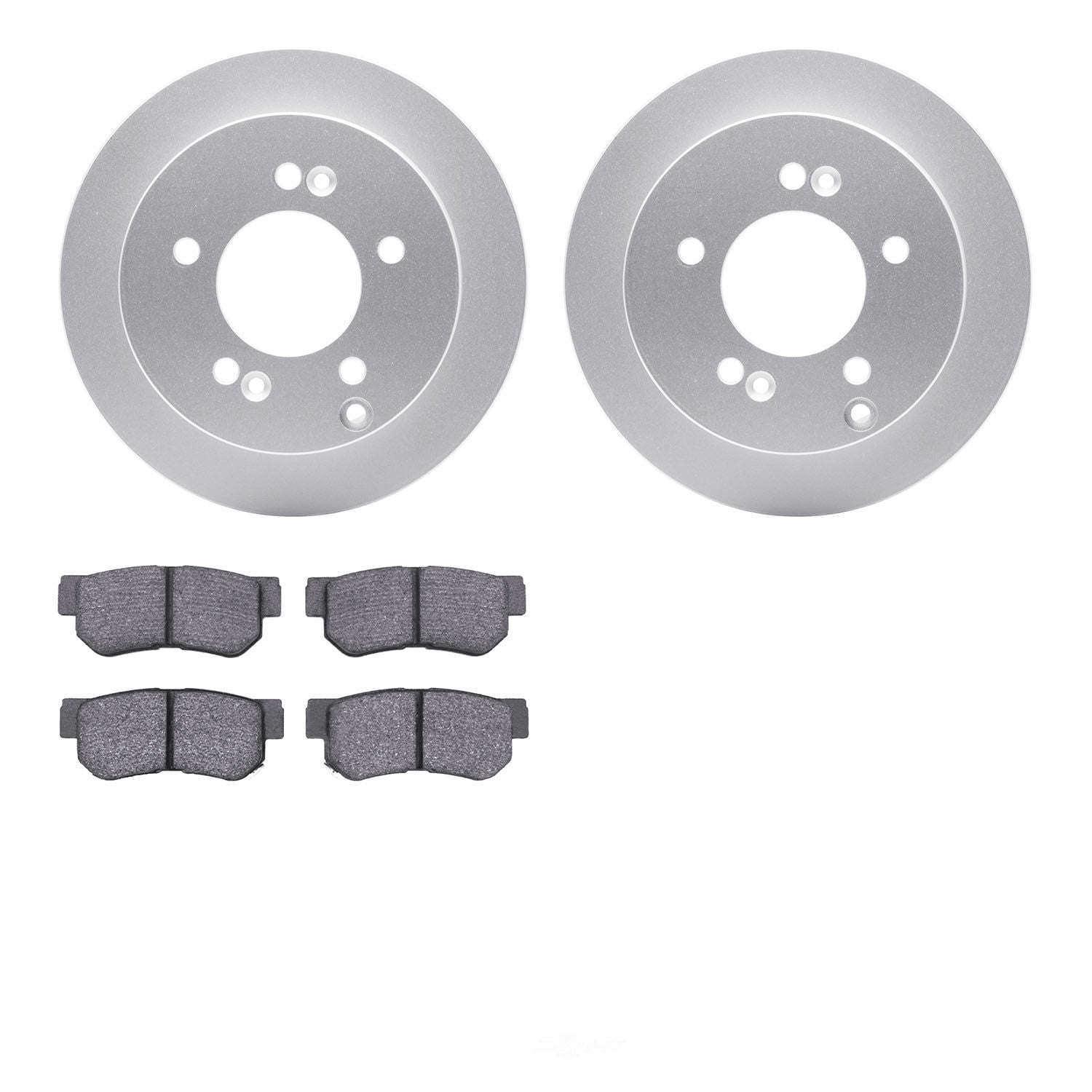 Dynamic Friction Company 4502-03094 DFC GEOSPEC Rotors with 5000 Advanced Brake Pads