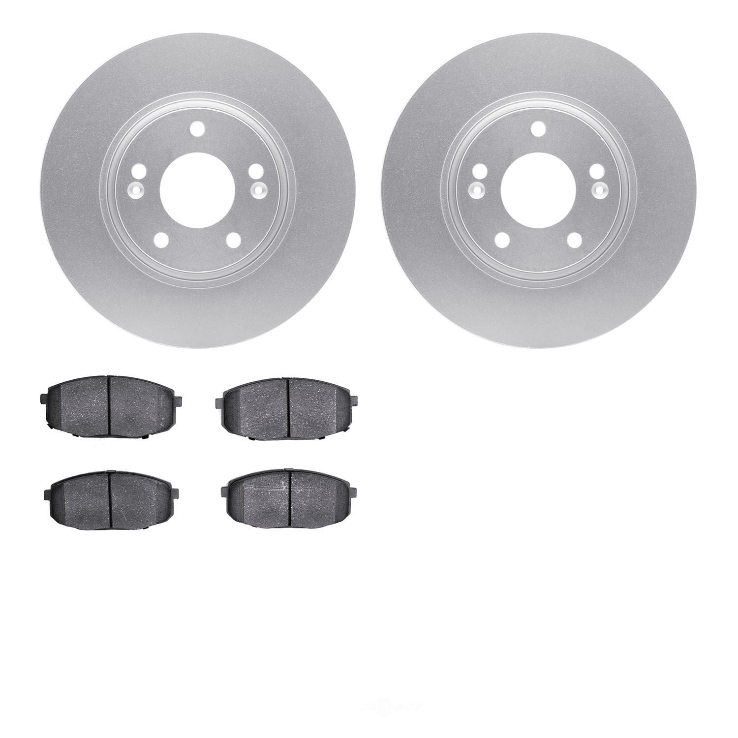 Dynamic Friction Company 4502-03110 DFC GEOSPEC Rotors with 5000 Advanced Brake Pads
