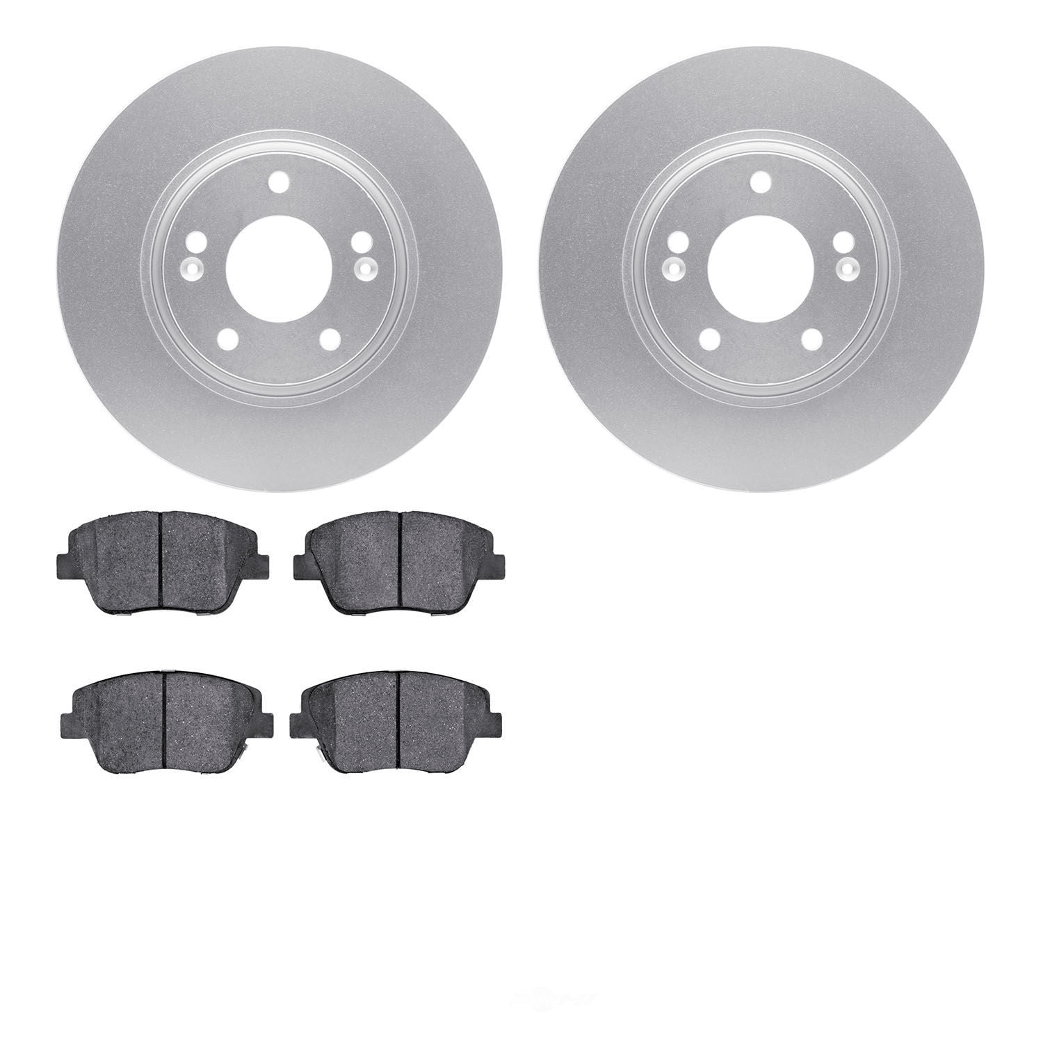 Dynamic Friction Company 4502-03112 DFC GEOSPEC Rotors with 5000 Advanced Brake Pads