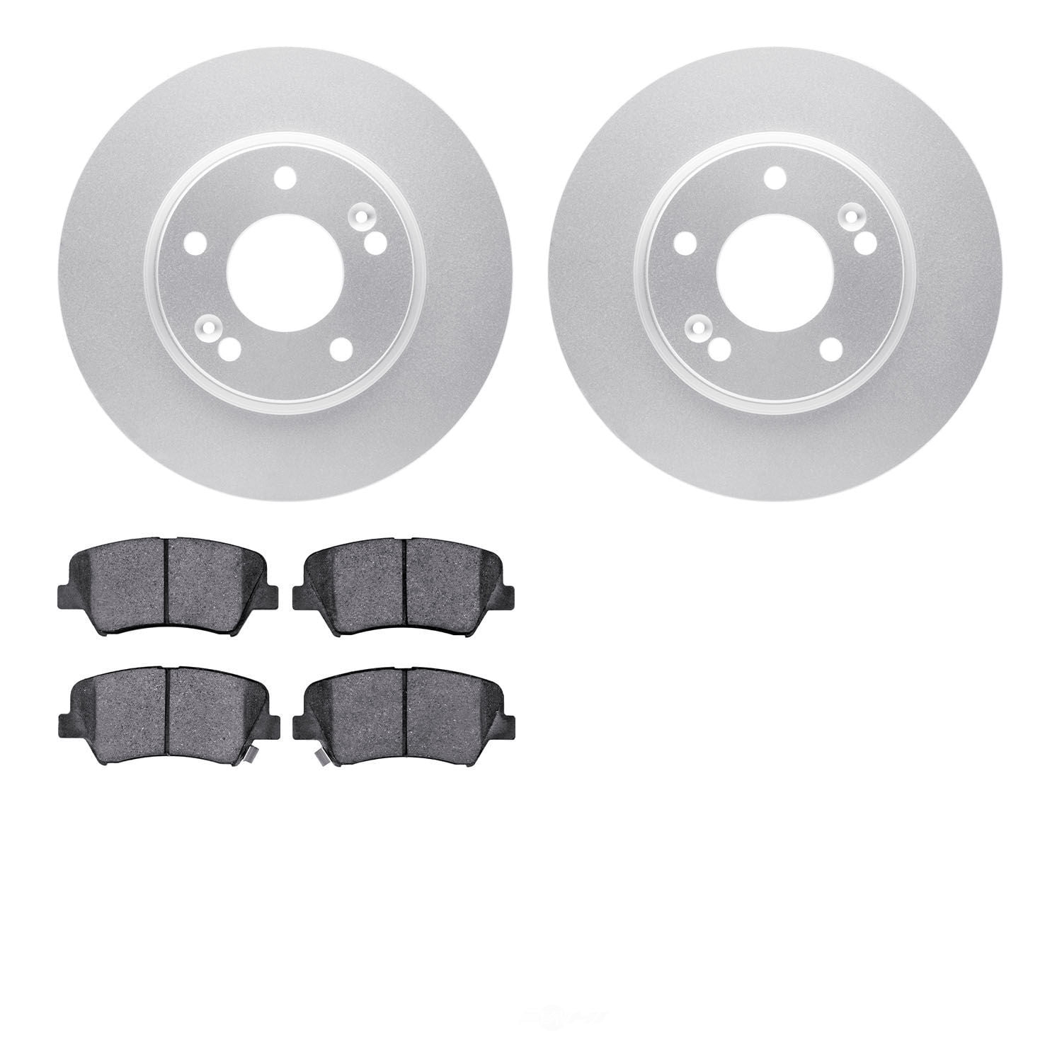 Dynamic Friction Company 4502-03142 DFC GEOSPEC Rotors with 5000 Advanced Brake Pads