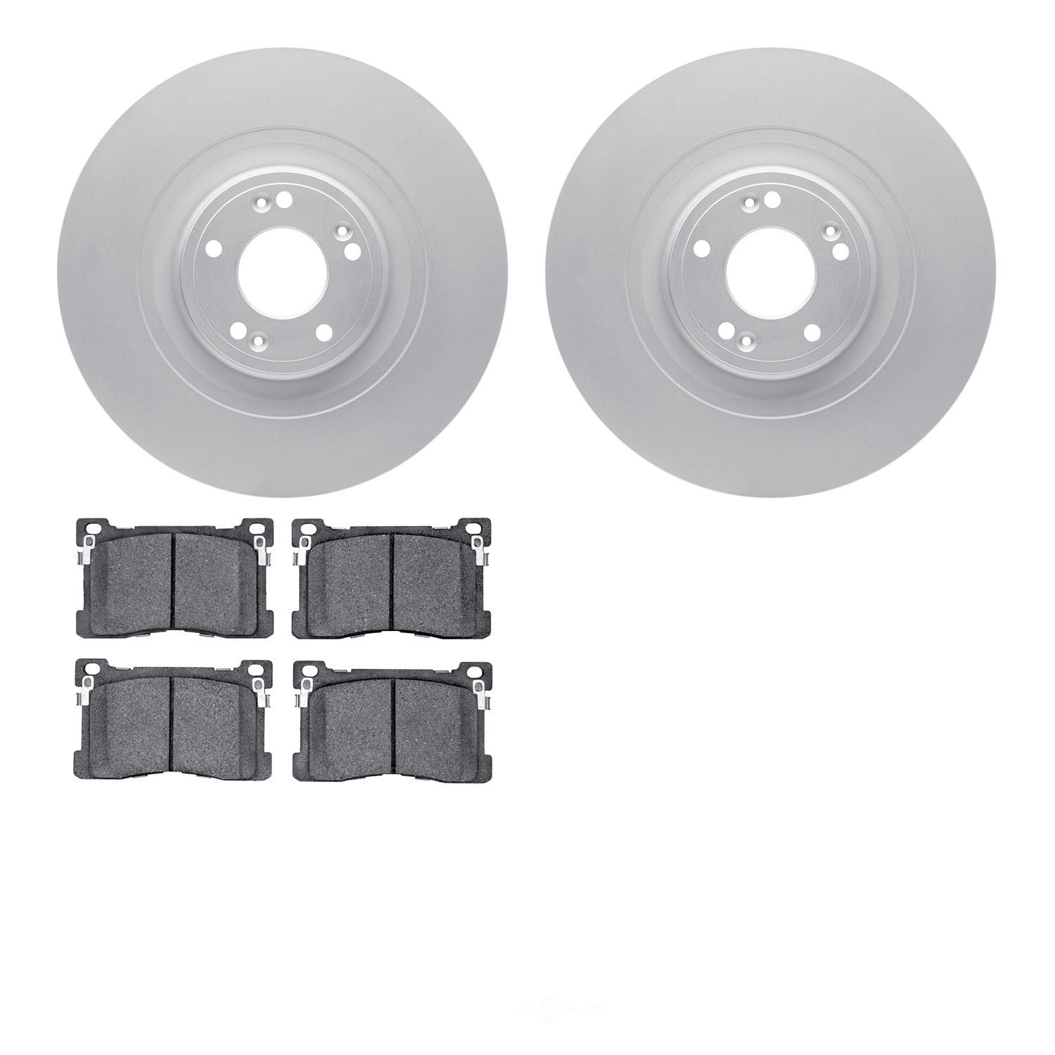 Dynamic Friction Company 4502-03149 DFC GEOSPEC Rotors with 5000 Advanced Brake Pads