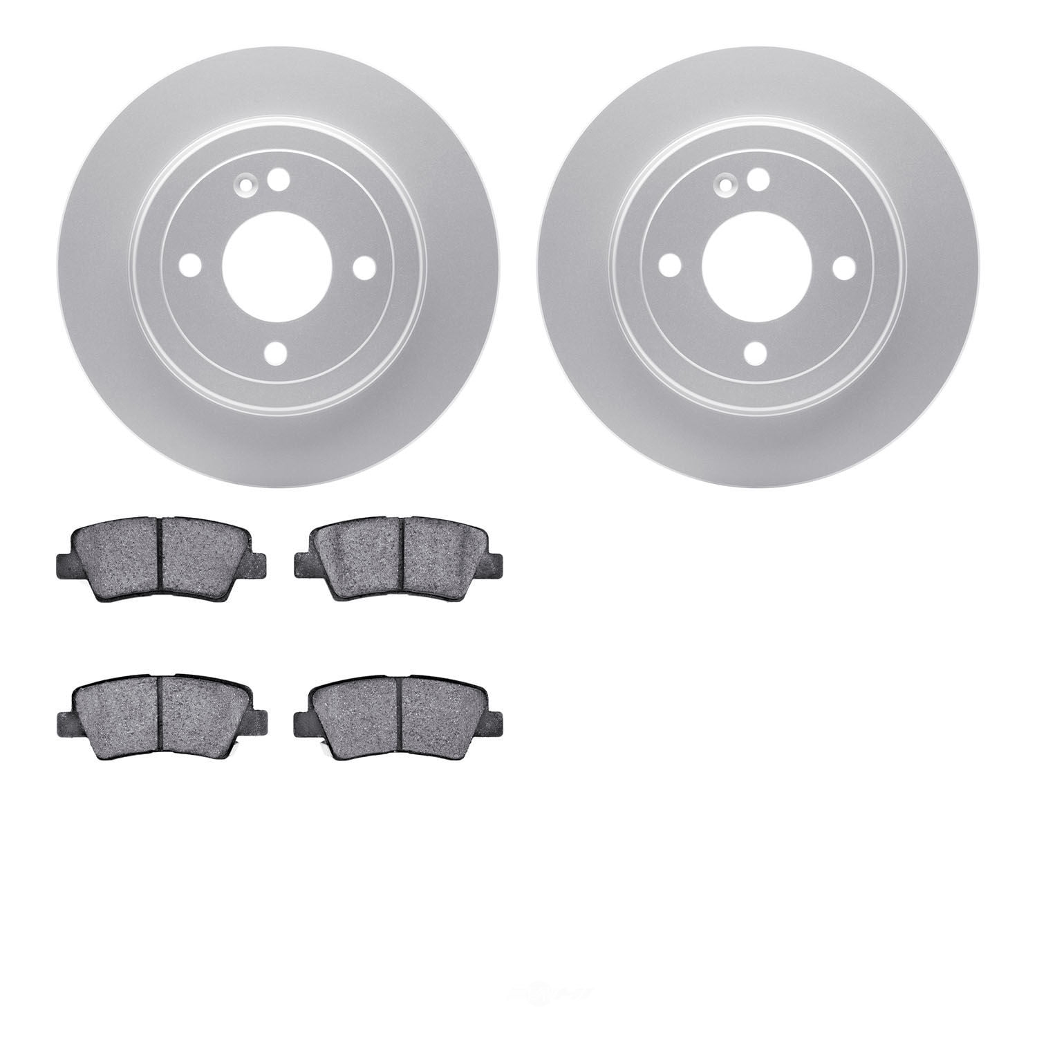 Dynamic Friction Company 4502-03151 DFC GEOSPEC Rotors with 5000 Advanced Brake Pads