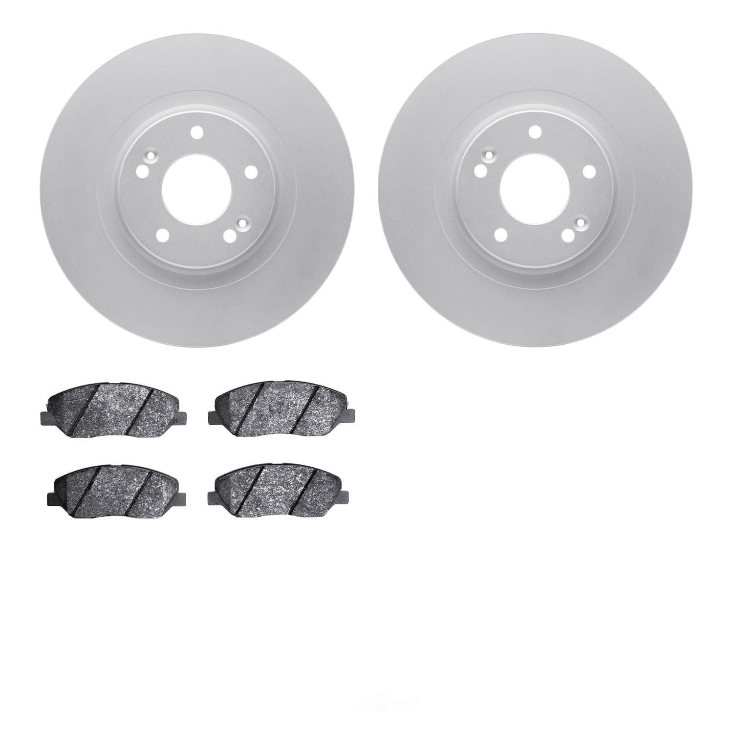 Dynamic Friction Company 4502-03168 DFC GEOSPEC Rotors with 5000 Advanced Brake Pads