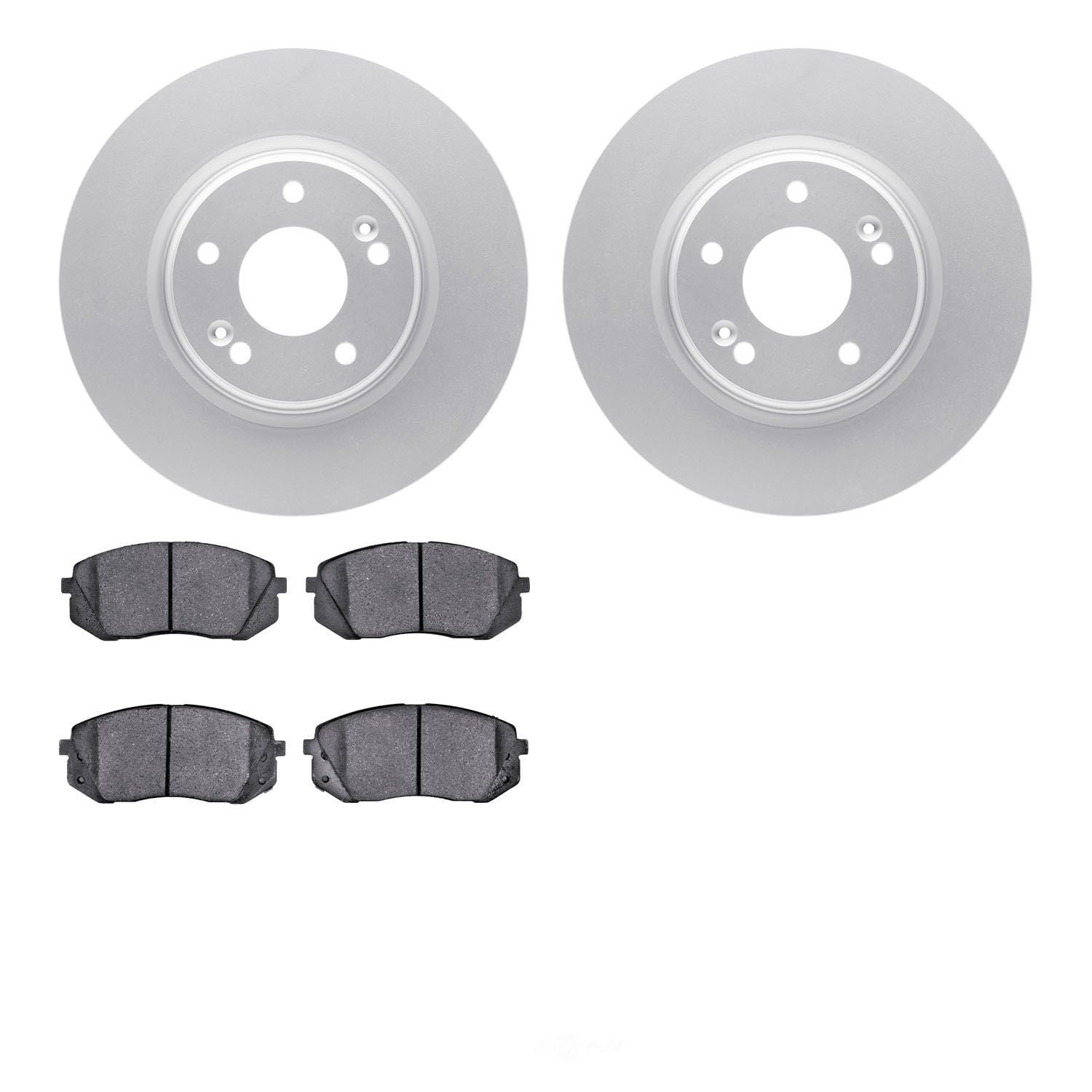 Dynamic Friction Company 4502-03170 DFC GEOSPEC Rotors with 5000 Advanced Brake Pads