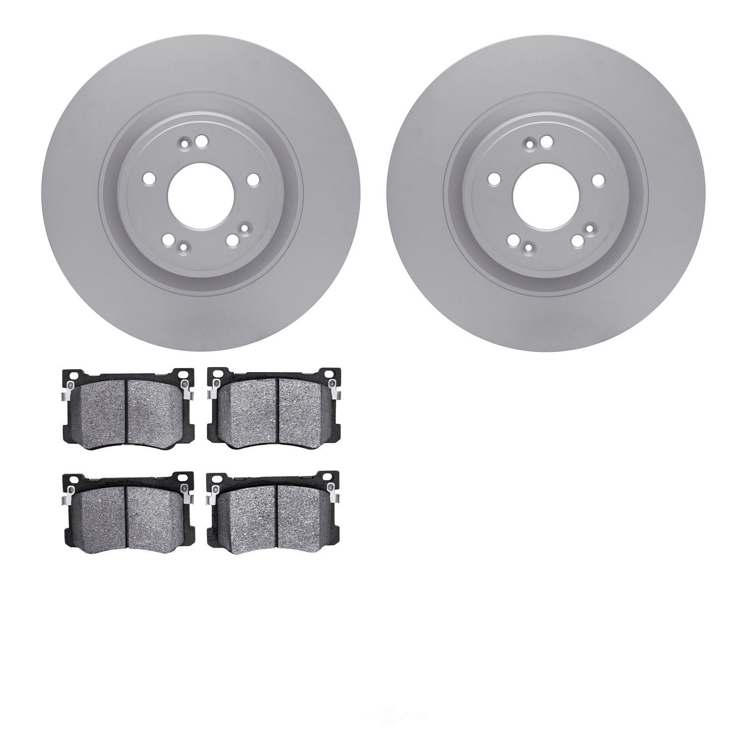 Dynamic Friction Company 4502-03178 DFC GEOSPEC Rotors with 5000 Advanced Brake Pads