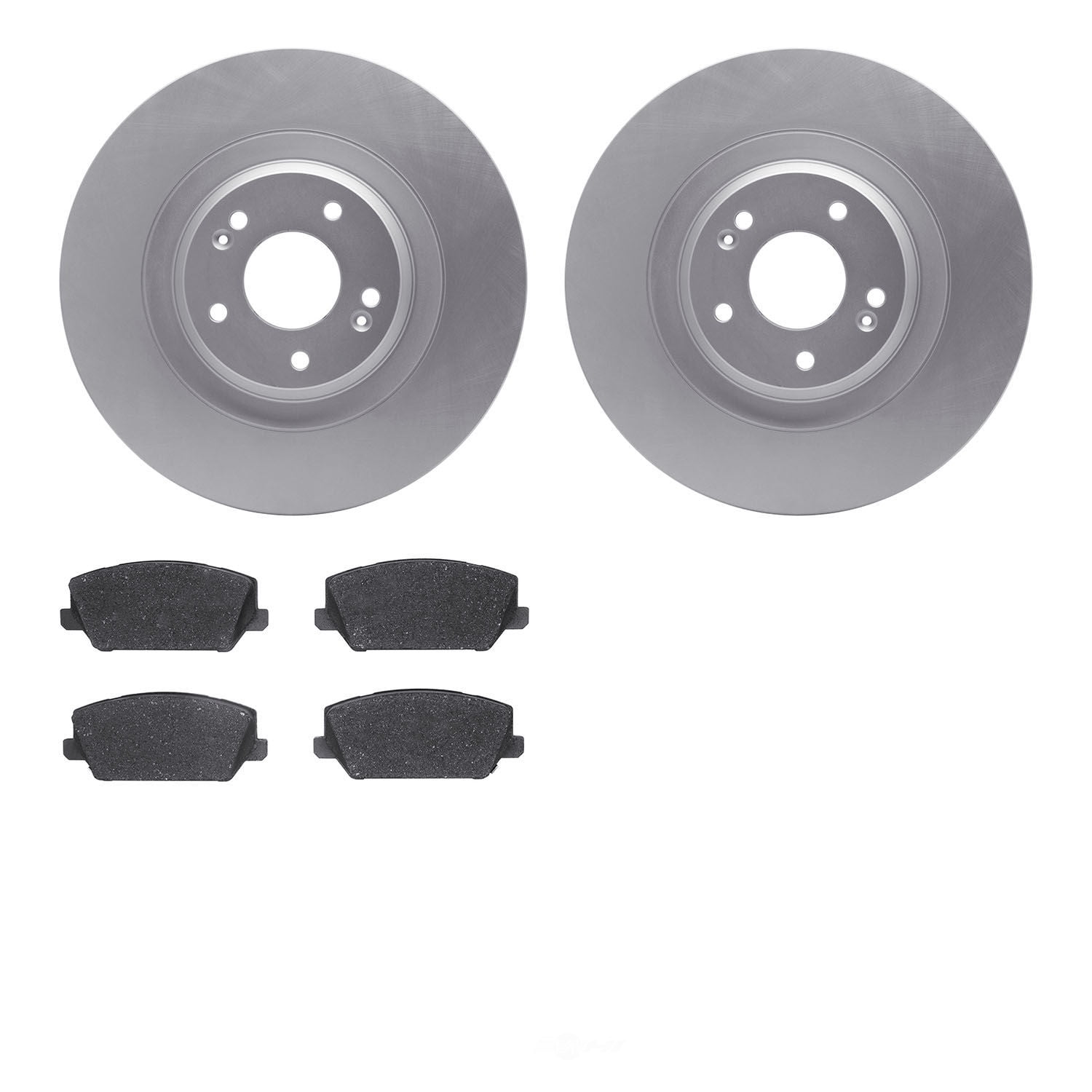 Dynamic Friction Company 4502-03183 DFC GEOSPEC Rotors with 5000 Advanced Brake Pads