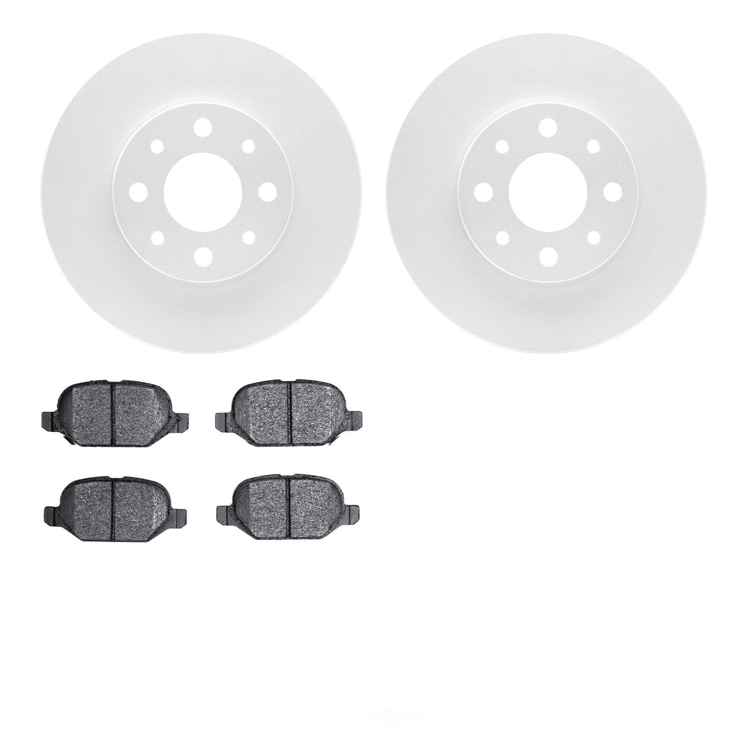 Dynamic Friction Company 4502-07011 DFC GEOSPEC Rotors with 5000 Advanced Brake Pads