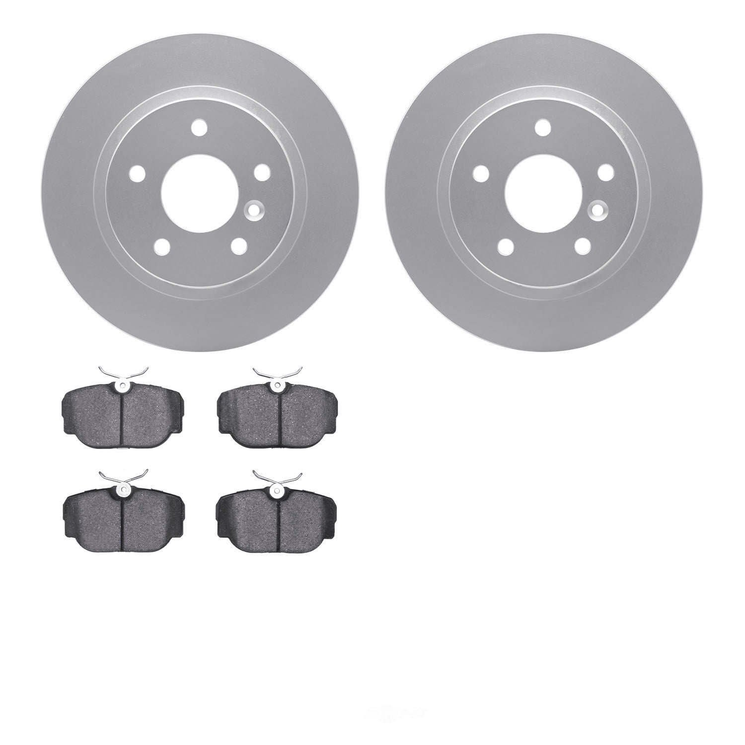 Dynamic Friction Company 4502-11034 DFC GEOSPEC Rotors with 5000 Advanced Brake Pads
