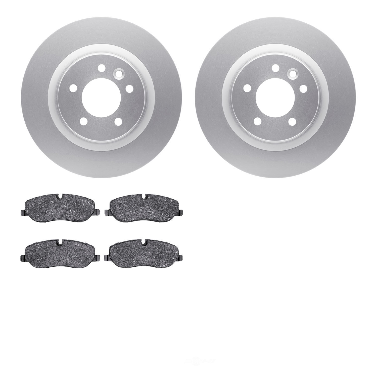 Dynamic Friction Company 4502-11041 DFC GEOSPEC Rotors with 5000 Advanced Brake Pads