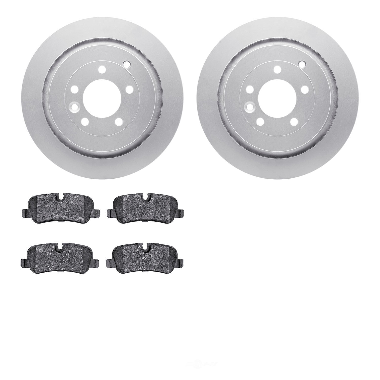 Dynamic Friction Company 4502-11042 DFC GEOSPEC Rotors with 5000 Advanced Brake Pads