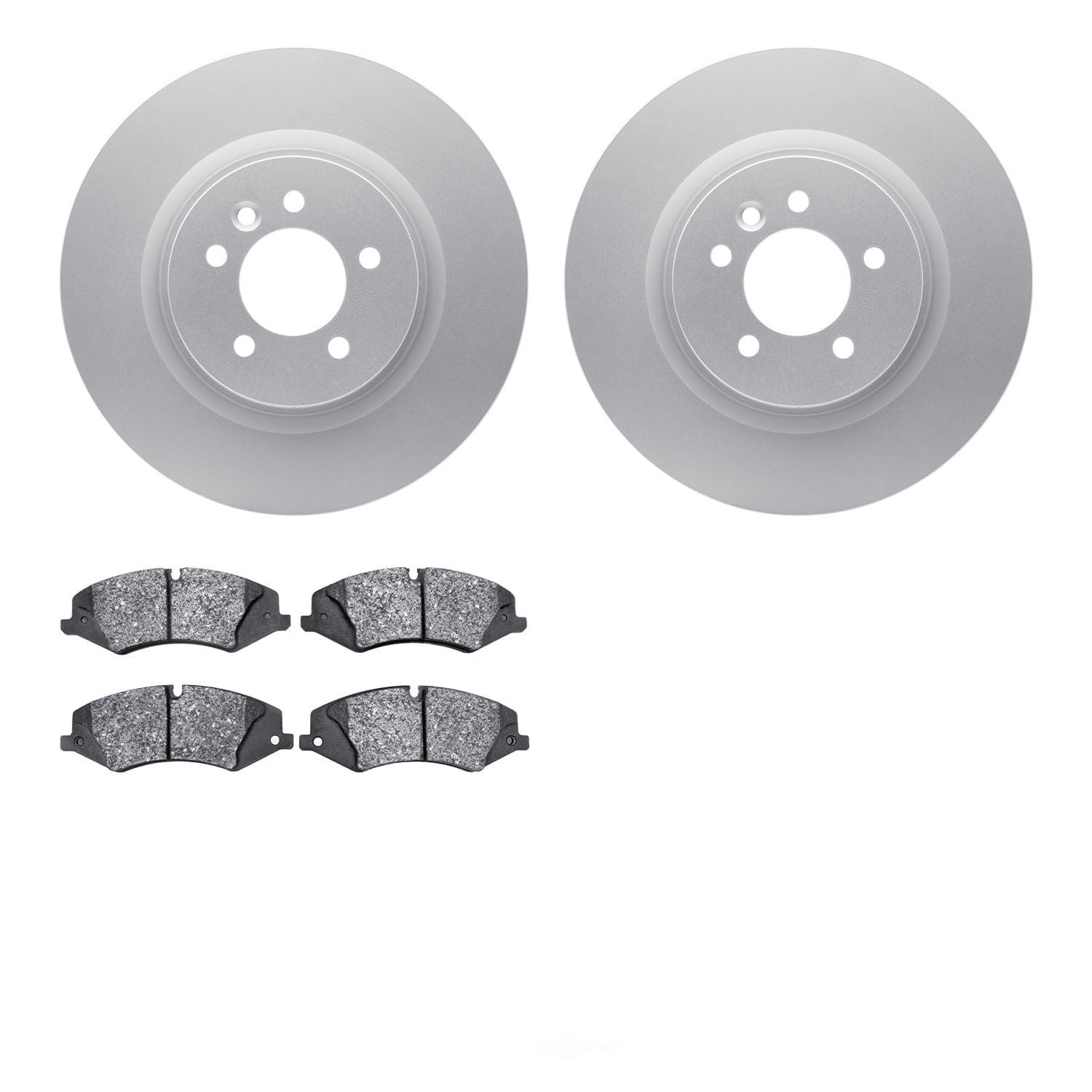 Dynamic Friction Company 4502-11044 DFC GEOSPEC Rotors with 5000 Advanced Brake Pads