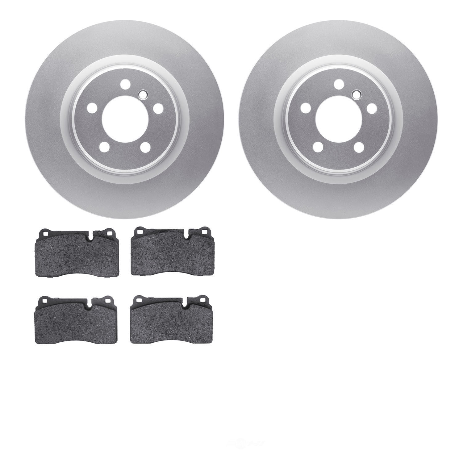 Dynamic Friction Company 4502-11047 DFC GEOSPEC Rotors with 5000 Advanced Brake Pads
