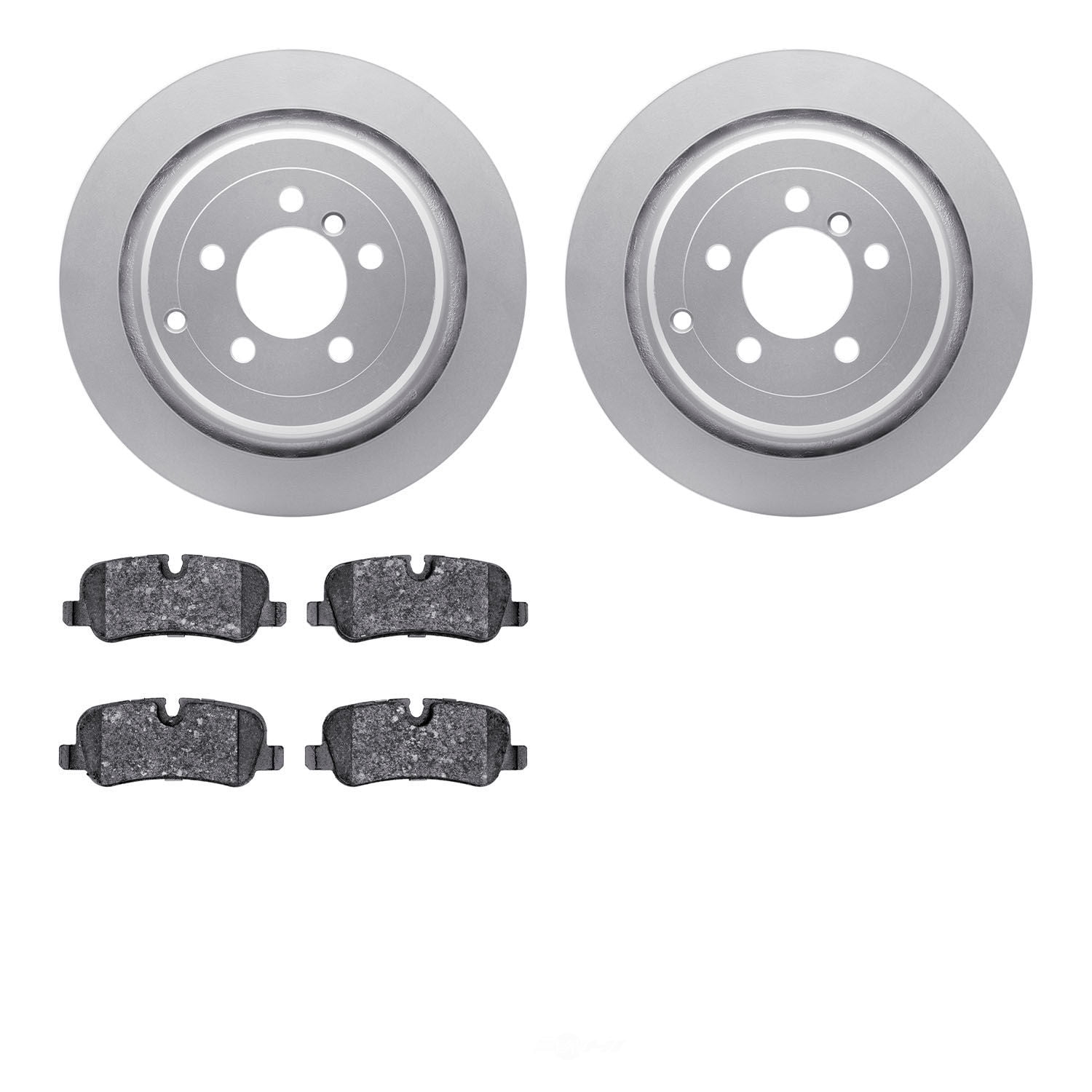 Dynamic Friction Company 4502-11050 DFC GEOSPEC Rotors with 5000 Advanced Brake Pads