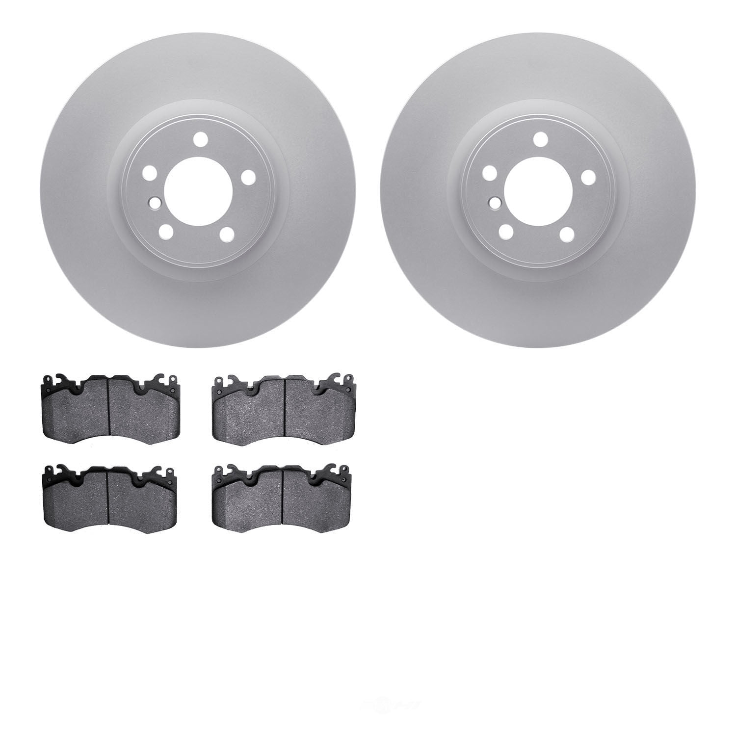 Dynamic Friction Company 4502-11054 DFC GEOSPEC Rotors with 5000 Advanced Brake Pads