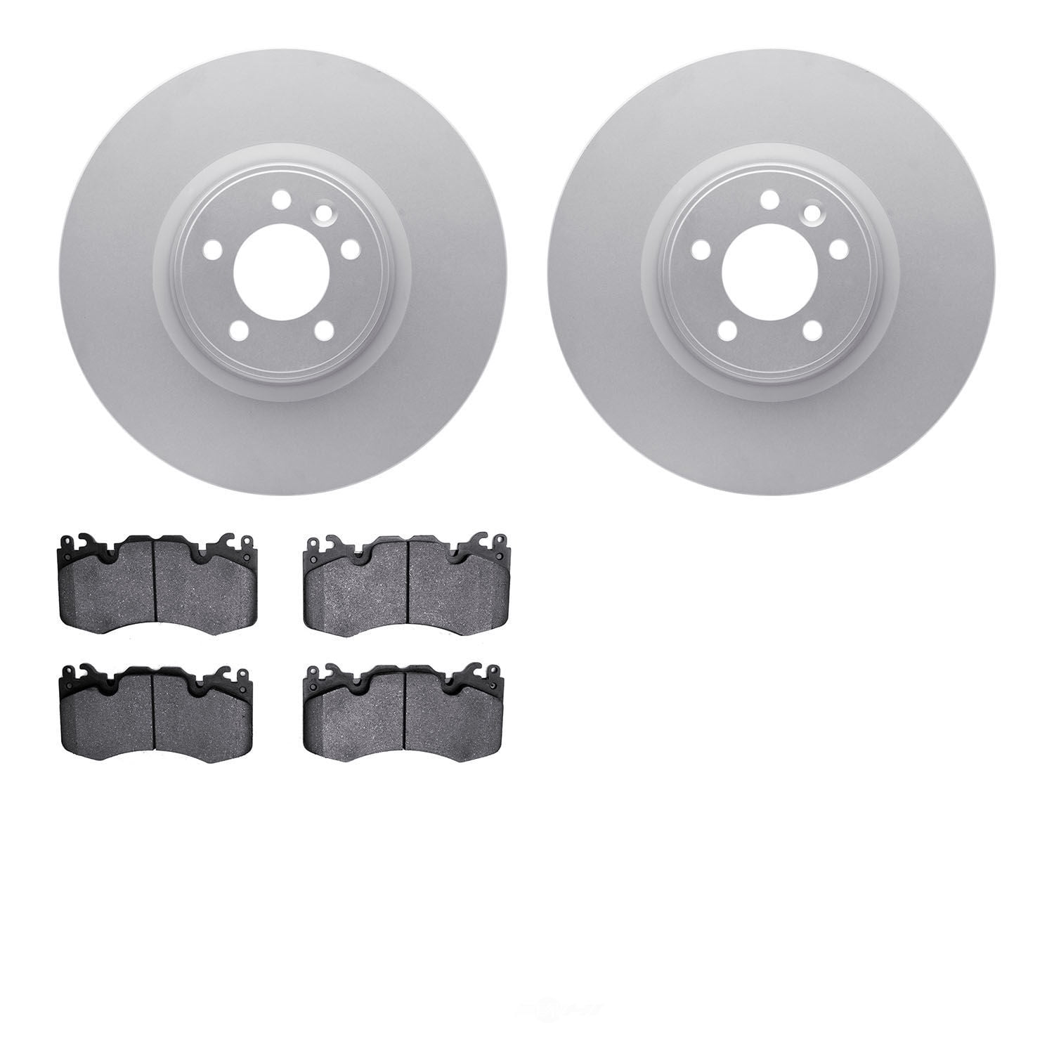 Dynamic Friction Company 4502-11057 DFC GEOSPEC Rotors with 5000 Advanced Brake Pads