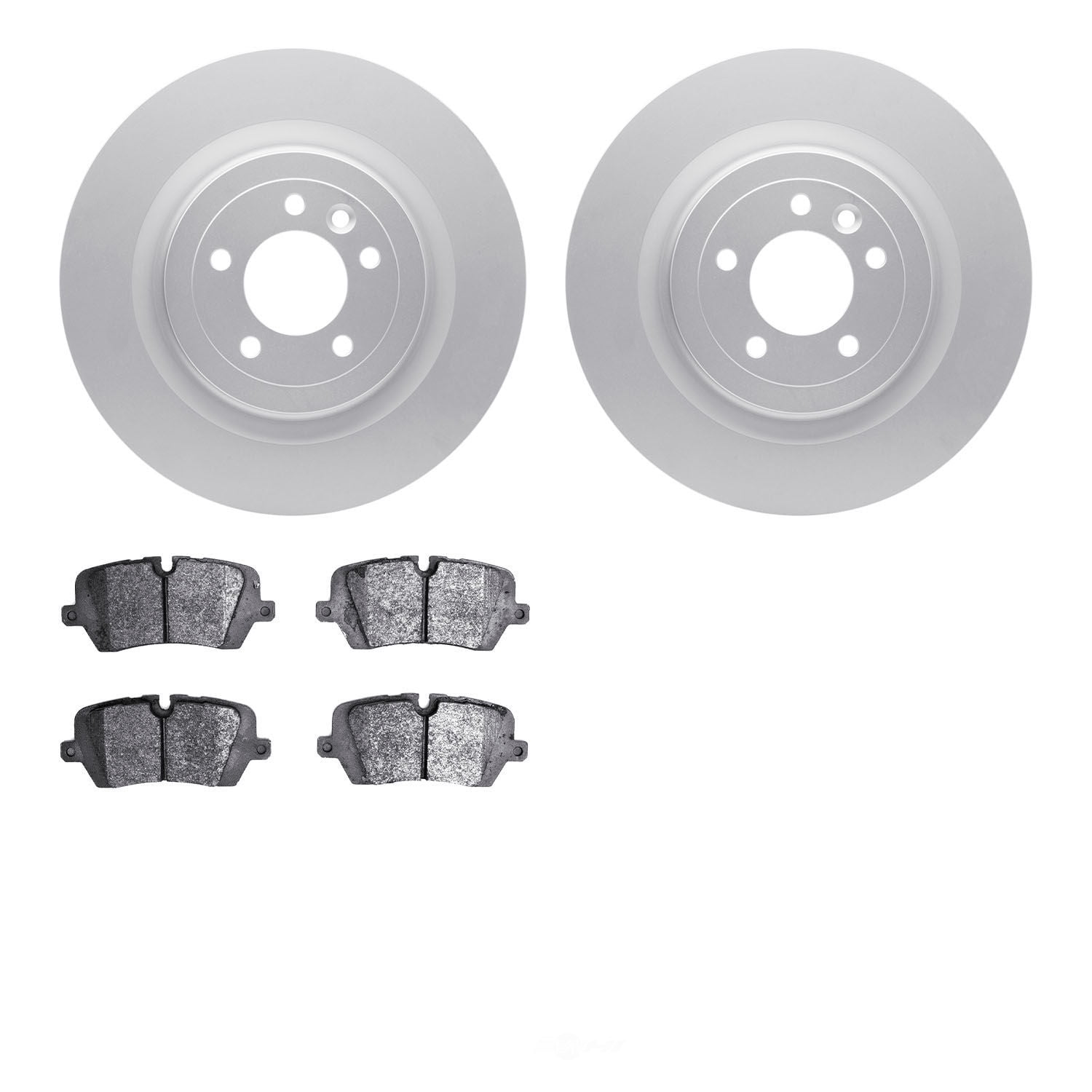 Dynamic Friction Company 4502-11061 DFC GEOSPEC Rotors with 5000 Advanced Brake Pads