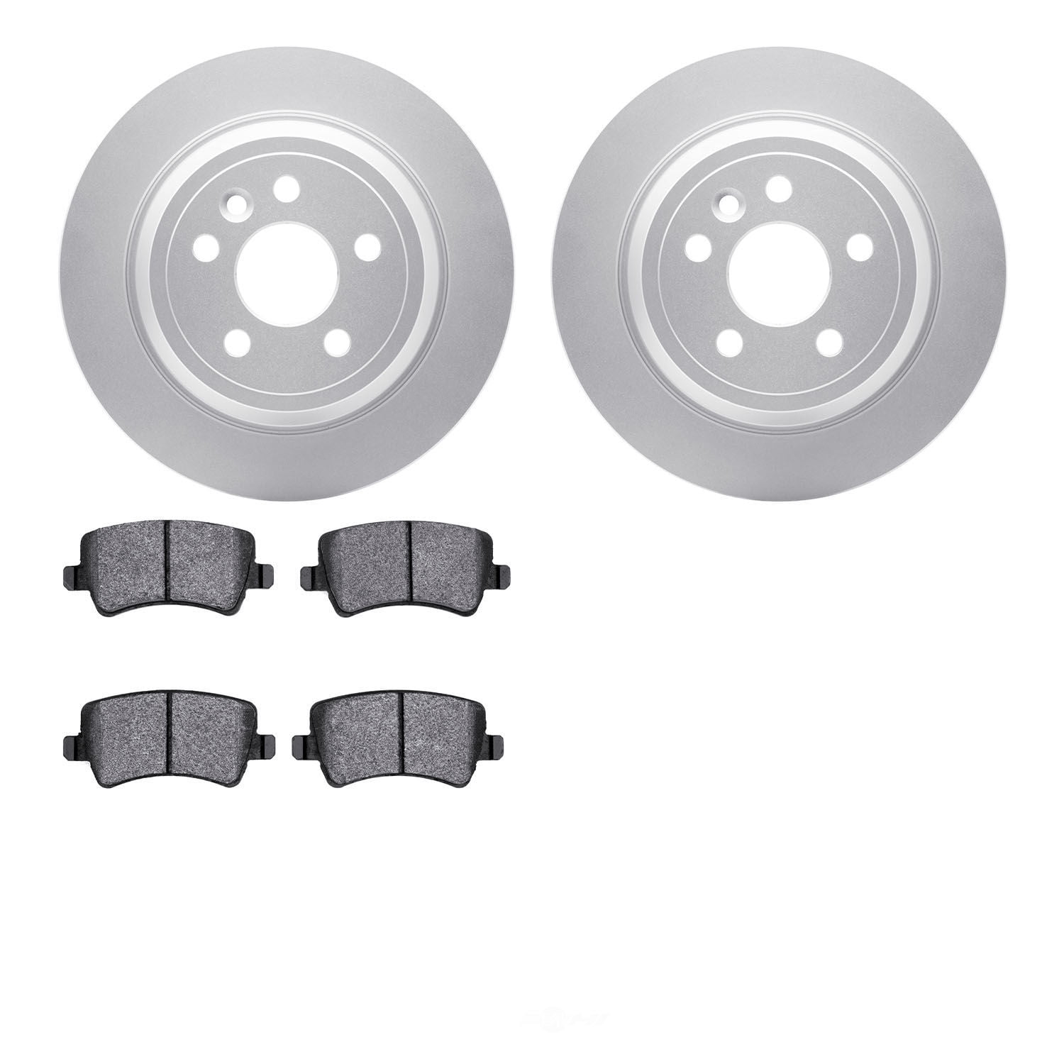 Dynamic Friction Company 4502-11063 DFC GEOSPEC Rotors with 5000 Advanced Brake Pads