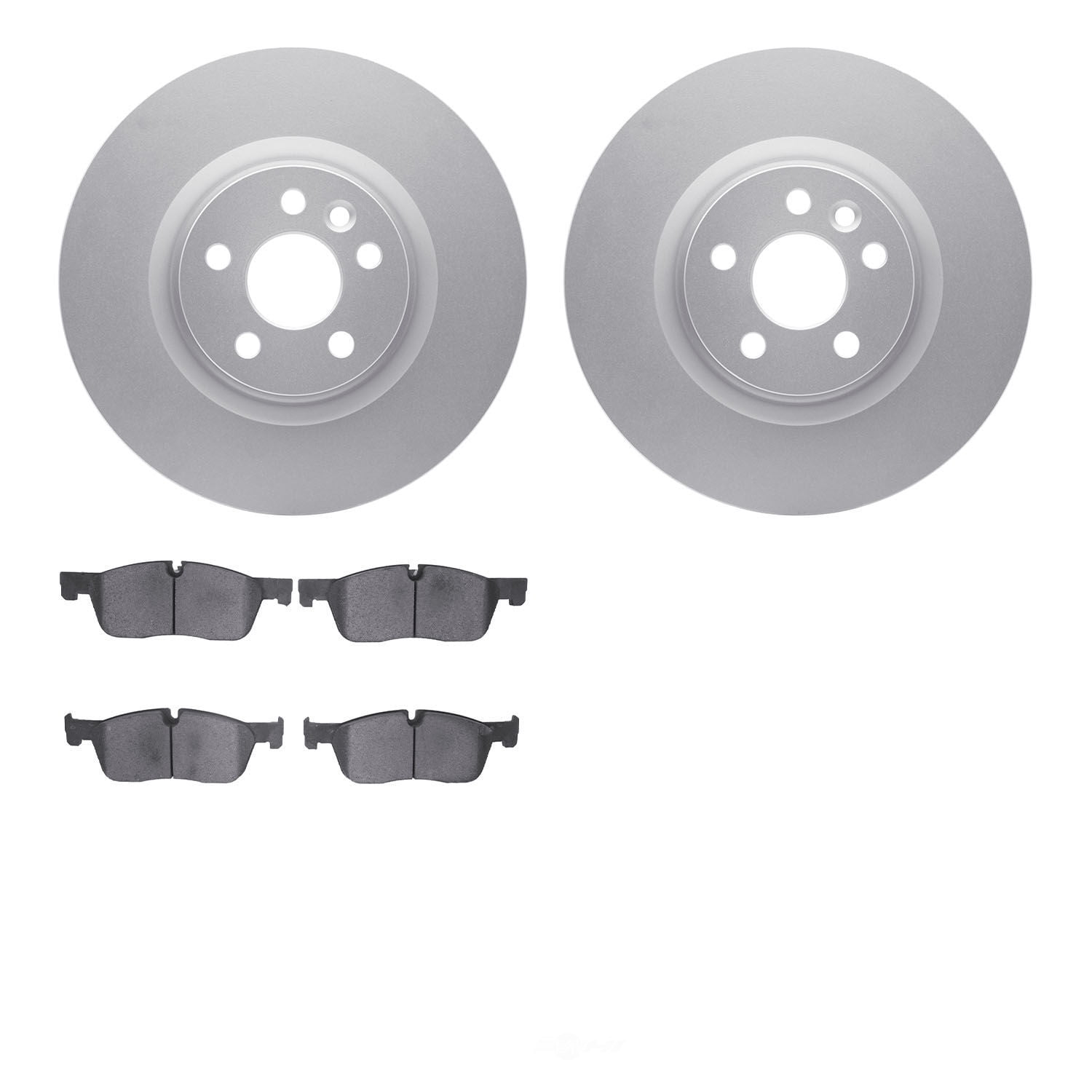 Dynamic Friction Company 4502-11065 DFC GEOSPEC Rotors with 5000 Advanced Brake Pads